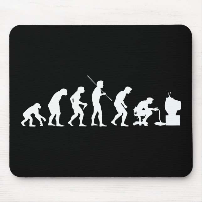 Evolution von Videospiel-SpielGamer Mousepad (Vorne)