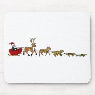 Evolution von Weihnachten Mousepad