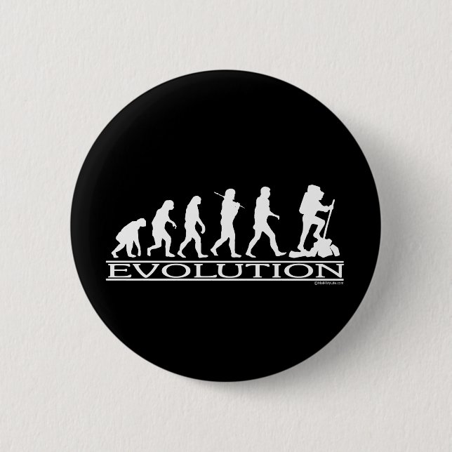 Evolution - wandernd button (Vorderseite)