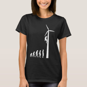 Evolution Windkraftturbinen T-Shirt