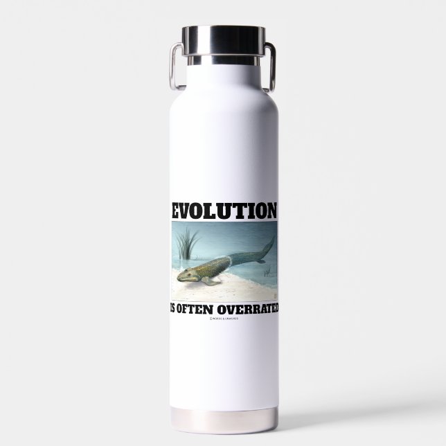 Evolution wird oft überbewertet Fishapod Tiktaalik Trinkflasche (Vorne)
