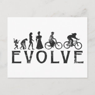 Evolution Womens Bike Postkarte