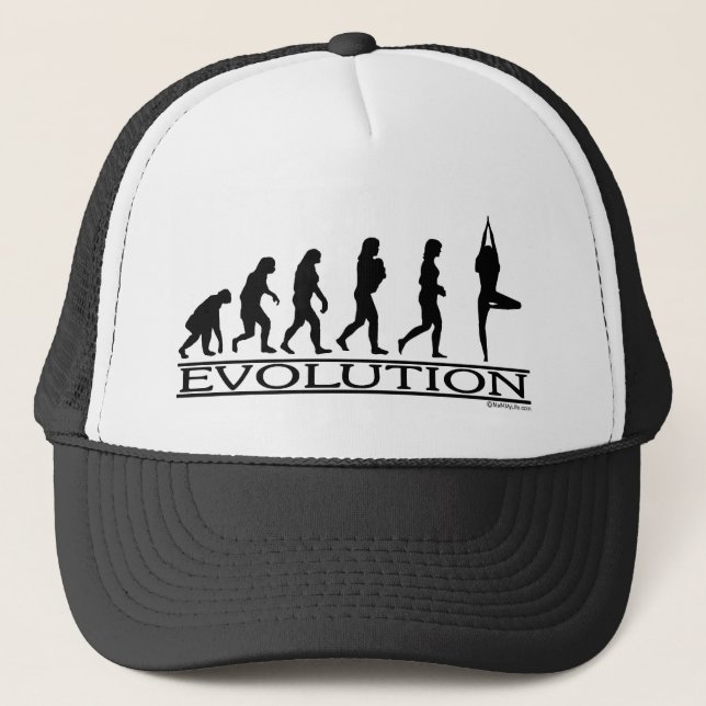 Evolution - Yoga Truckerkappe (Vorderseite)