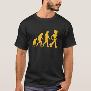 Evolution zum Robot Funny Science Nerd Graphic Dar T-Shirt