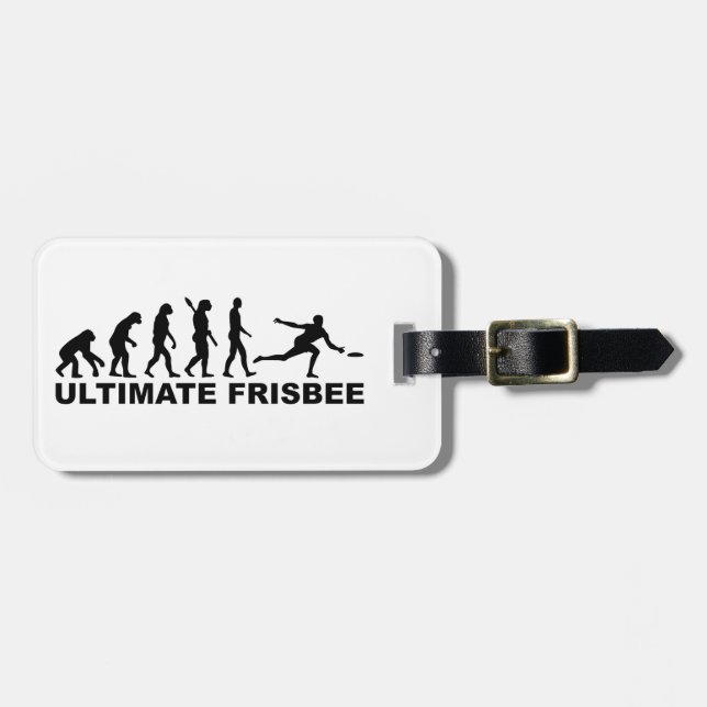 Evolutionentscheidender Frisbee Gepäckanhänger (Vorderseite horizontal)