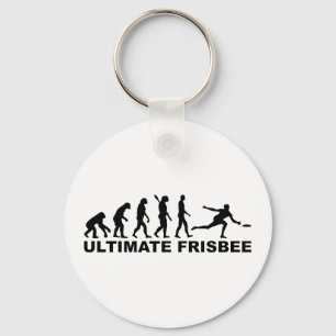 Evolutionentscheidender Frisbee Schlüsselanhänger