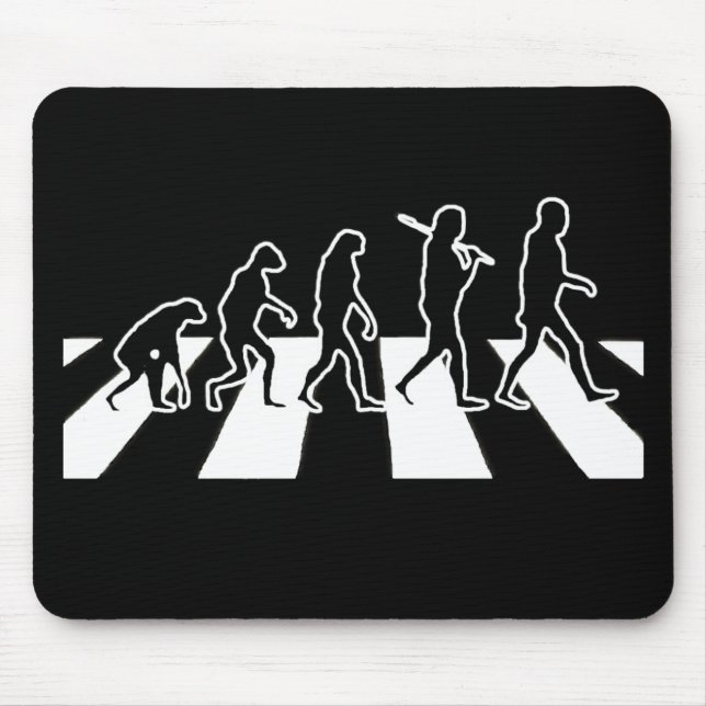 Evolutions-Abtei-Straße Mousepad (Vorne)