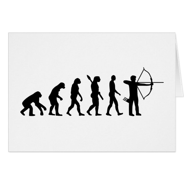 Evolutions-Bogenschießen (Vorderseite (Horizontal))