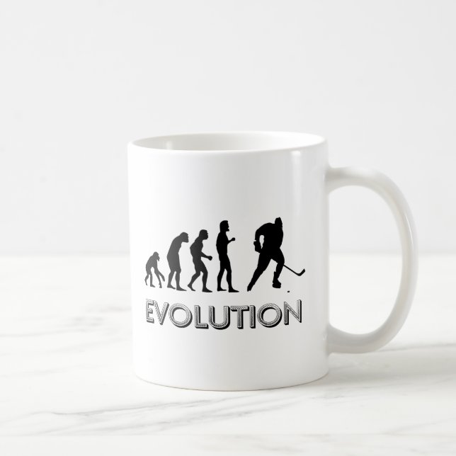 Evolutions-Hockey Kaffeetasse (Rechts)