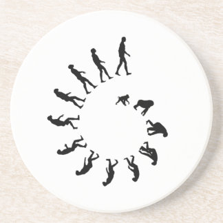 Evolutions-Spirale Sandstein Untersetzer