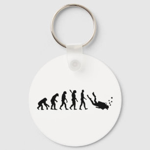 Evolutions-Tauchen Schlüsselanhänger