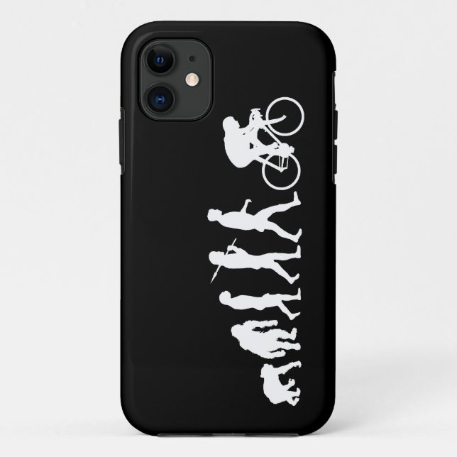 Evolutions-Zyklus Radfahren Case-Mate iPhone Hülle (Rückseite)