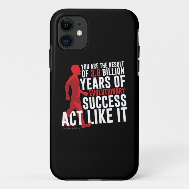 Evolutionserfolg Case-Mate iPhone Hülle (Rückseite)