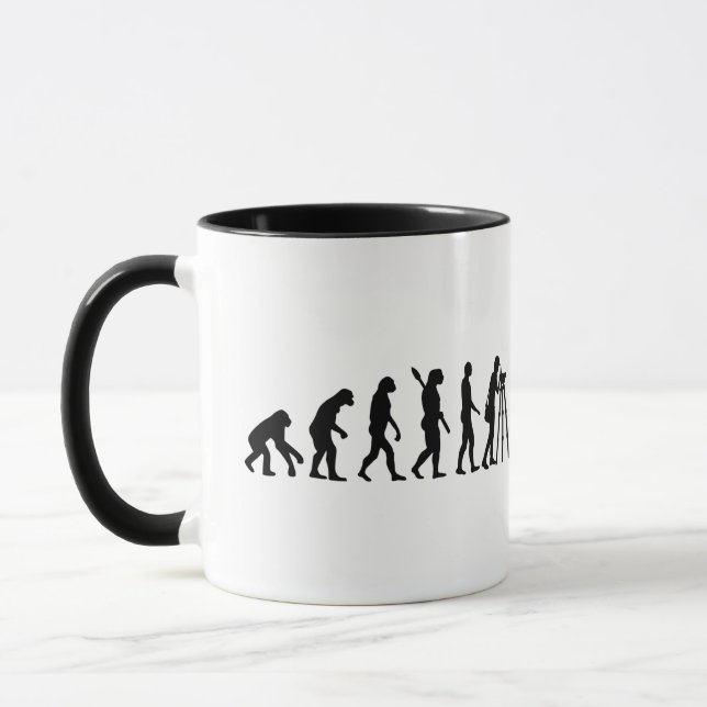Evolutionsfeldmesser Tasse (Links)