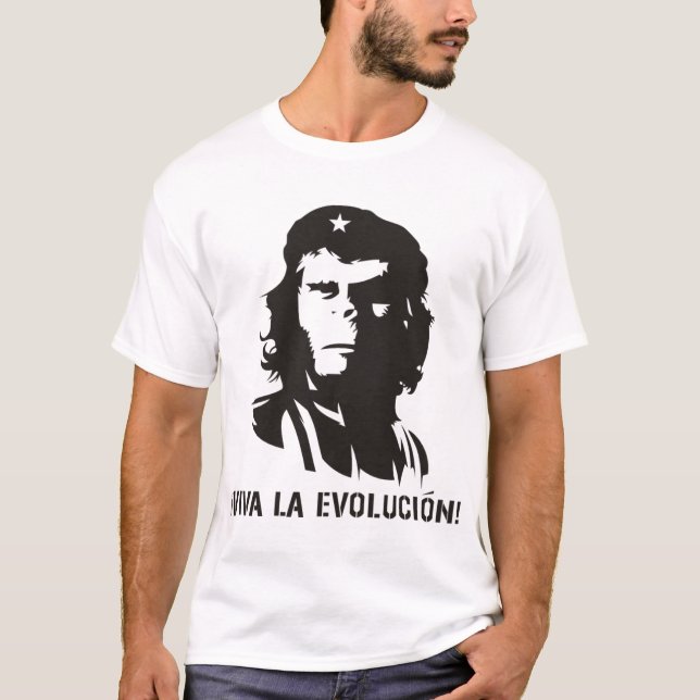 Evolutionsrevolution Darwin-Affent-shirt T-Shirt (Vorderseite)