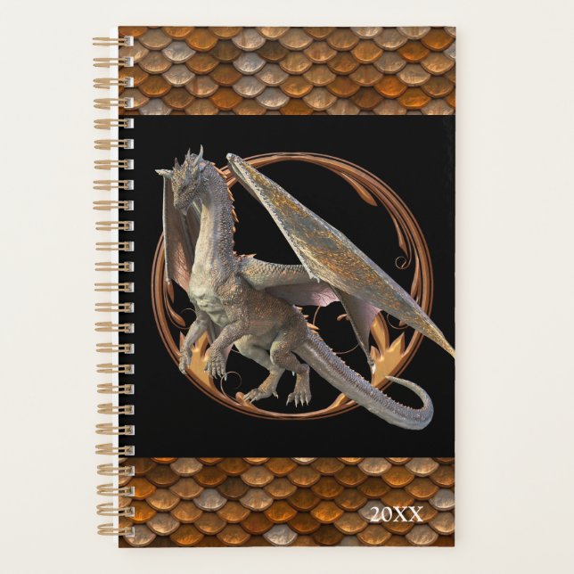 Évolutivité en métal du dragon de bronze (Devant)