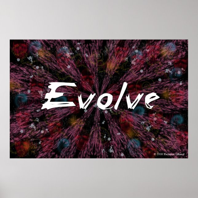 Evolve Art Poster (Vorne)