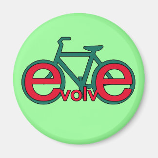 Evolve Bicycle Art for Tshirts, Bekleidung Magnet