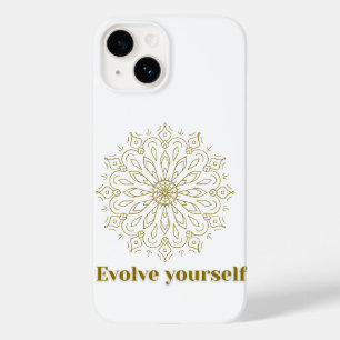 "Evolve Yourself" Mandala Kunst Handyhülle Case-Mate iPhone 14 Hülle