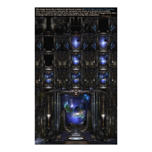 Evoulution of 89-123-A9p2 a7R Foto Print (Vorne)