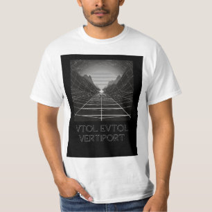 EVTOL VTOL VERTIPORT B&W LINIEN T-Shirt
