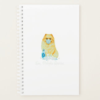 Ew Gens Germs Pomeranian Chien Portant Un Masque V