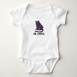 Ew, Leute Lustiger Humor Introvertierte Schwarze K Baby Strampler
