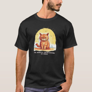 Ew Leute Miau-ff Katzenmuster T-Shirt