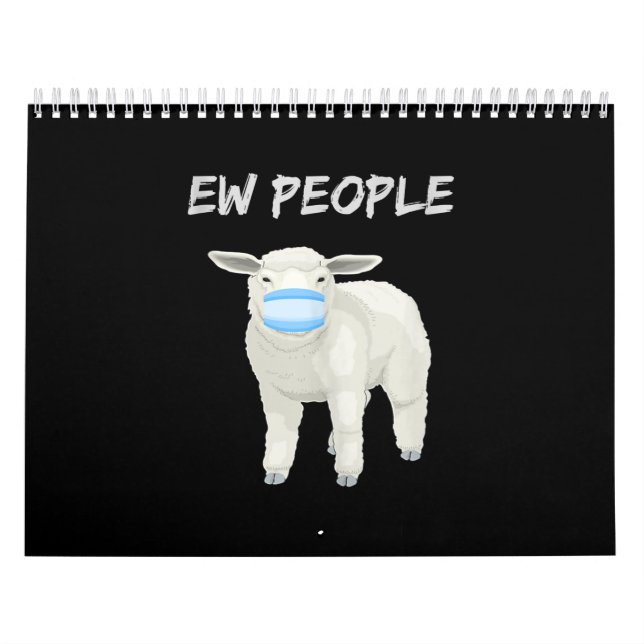 Ew Leute Schafe oder Lamm in Maske | Quarantäneges Kalender (Titelbild)