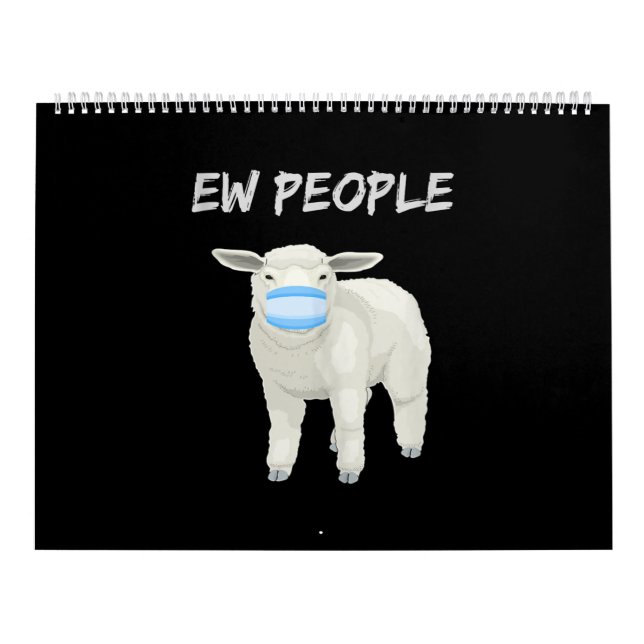 Ew Leute Schafe oder Lamm in Maske | Quarantäneges Kalender (Titelbild)
