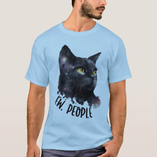 "Ew People" Cat, Sarcastic Cat Lover Gift, Funny T-Shirt