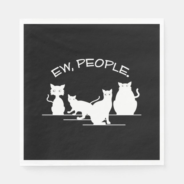 Ew People Cat Serviette (Vorderseite)