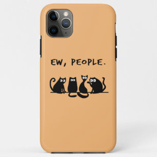 Ew People Funny Meowy Black Cats Case-Mate iPhone Hülle