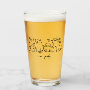 Ew, People Funny Meowy Cat Liebhaber Glas