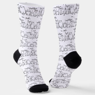 Ew, People Funny Meowy Cat Liebhaber Socken