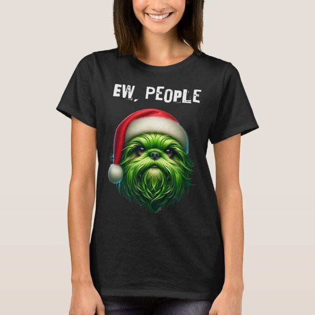 Ew People Shihtzu Dog T-Shirt (Vorderseite)