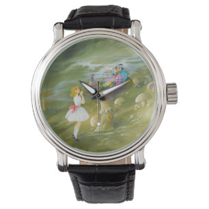 eWatch Alice und Hookah rauchende Raupe Armbanduhr