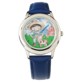 eWatch Armbanduhr mit Bauernhof Design 