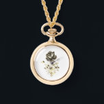 eWatch Frauen-Halskette-Rose Armbanduhr<br><div class="desc">Rose beobachten Frauenhalskette</div>
