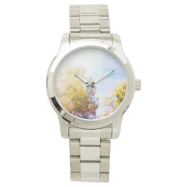 eWatch - Frauen im coolen Öko-Design Armbanduhr (Vorderseite)