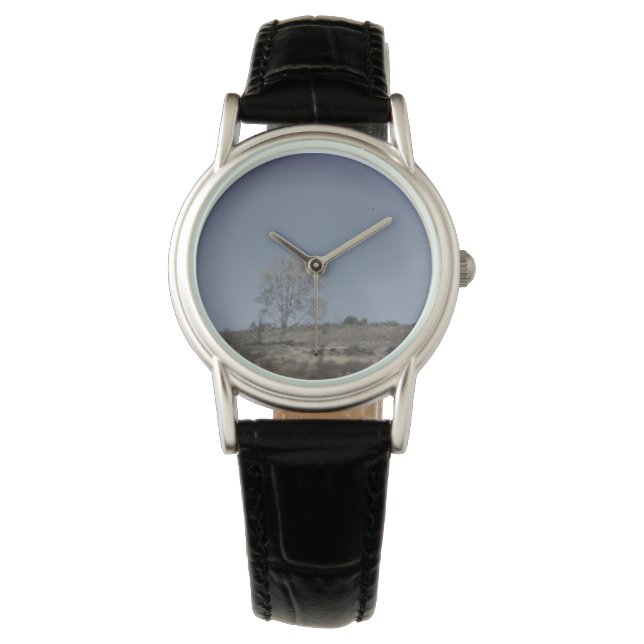 eWatch - Frauen im coolen Öko-Design Armbanduhr (Vorderseite)