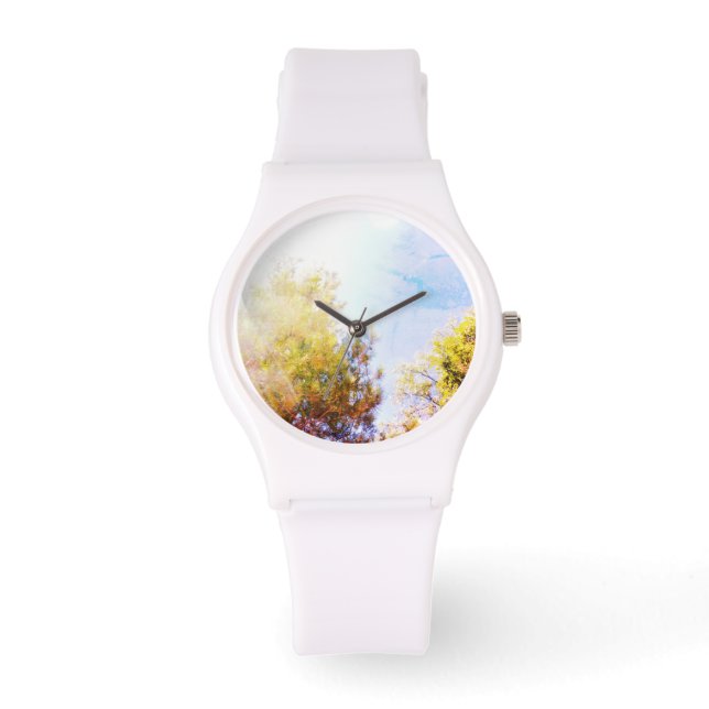 eWatch - Frauen im coolen Öko-Design Armbanduhr (Vorderseite)