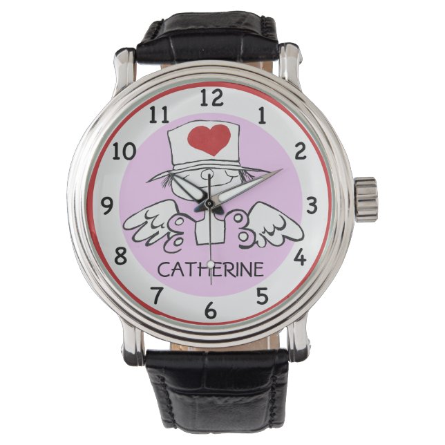 eWatch - Glitzer für benutzerdefinierte Herzmuskel Armbanduhr (Vorderseite)
