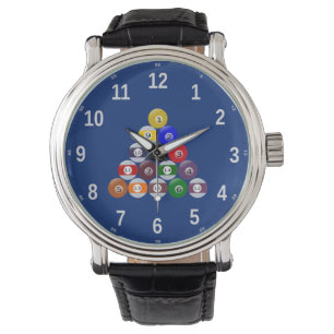 eWatch Uhr-Pool-Bälle Armbanduhr