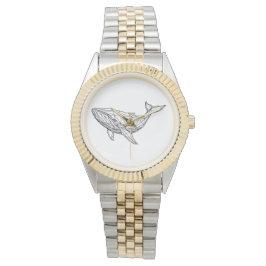eWatch Watch Minimalist Geometric Whale Armbanduhr