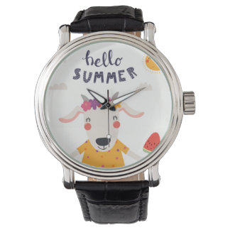 Ewatch watch zeigt Hello summer Armbanduhr