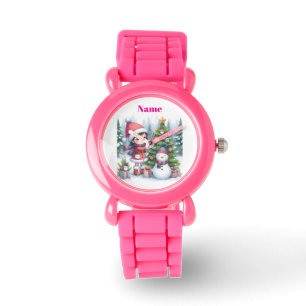 eWatch - Weihnachtsuhr personalisiert für Kinder Armbanduhr