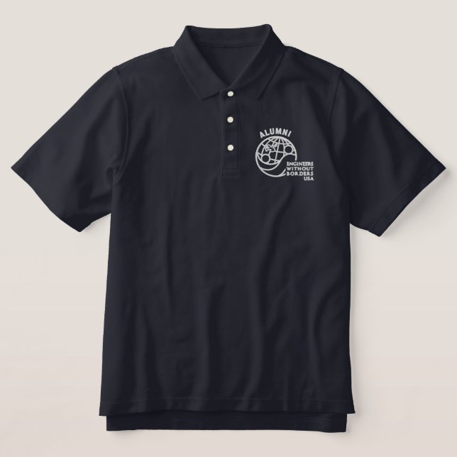 EWB-USA Alumni Polo (Navy) (Design Vorderseite)
