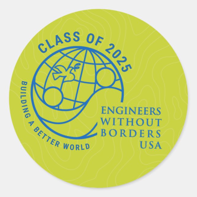 EWB-USA Class of 2025 Sticker (Vorderseite)