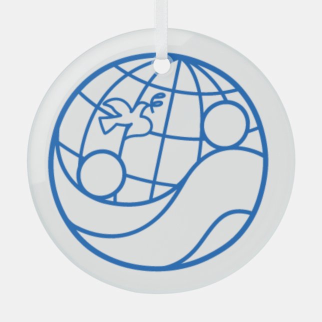 EWB-USA Glass Holiday Ornament (Vorderseite)